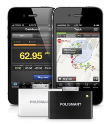 Сигнализатор-индикатор гамма-излучения для iPhone  POLISMART II PM1904
